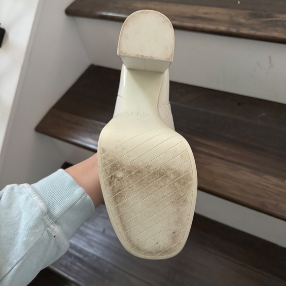 ZARA PLATFORM GOGO ANKLE BOOTS WHITE US SIZE 8.5/9 EU 40 3102/010/001 - Picture 3 of 7